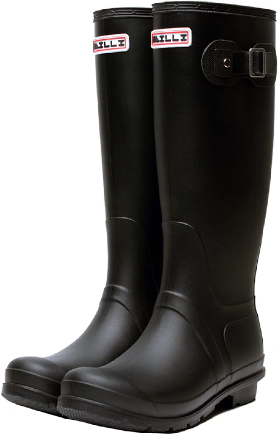 レインブーツ レディース 24.5cm ロング ブーツ 軽量 レインシューズ ラバーブーツ 雨靴 長靴 おしゃれ 黒い 無地 防水 梅雨対策 ガーデニングブーツ アウトドア 防滑 かわいい 透明 レイ