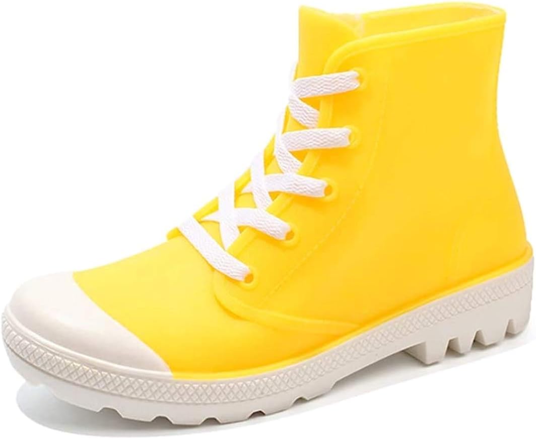 レースアップレインブーツ 防水・防滑 レディース おしゃれ 可愛い 疲れない レインシューズ 無地 柔らかい 通勤 通学 学生 短靴 ショートブーツ 大きいサイズ 晴雨兼用 梅雨対策 アウトドア 防滑