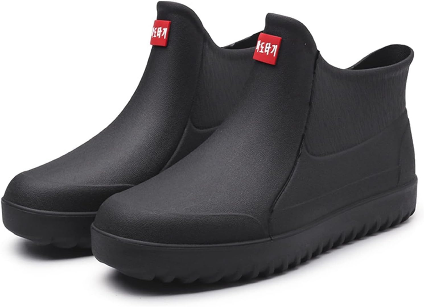 レインシューズ ブラック メンズ 防水 おしゃれ カジュアル スポーツ アウトドア 雨靴 洗車 釣り ローカット ショートレインブーツ ショート丈 滑り止め 防水レインシューズ かっこいい 男性用 雨