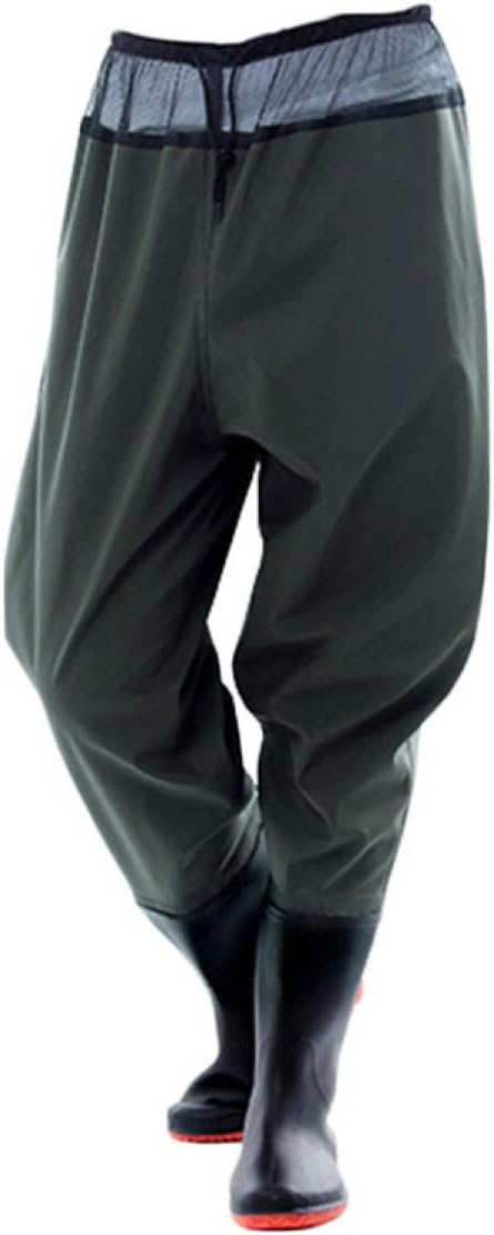 ウエスト ウェーダー PVCウェーダー 強力防水 防水ズボン ラジアルソール 簡単着脱 フィッシングウェーダー 怪我防 厚底ソール 長靴 釣り スーツ 田植え 魚市場 水回り 仕事 ネイビー 作業用