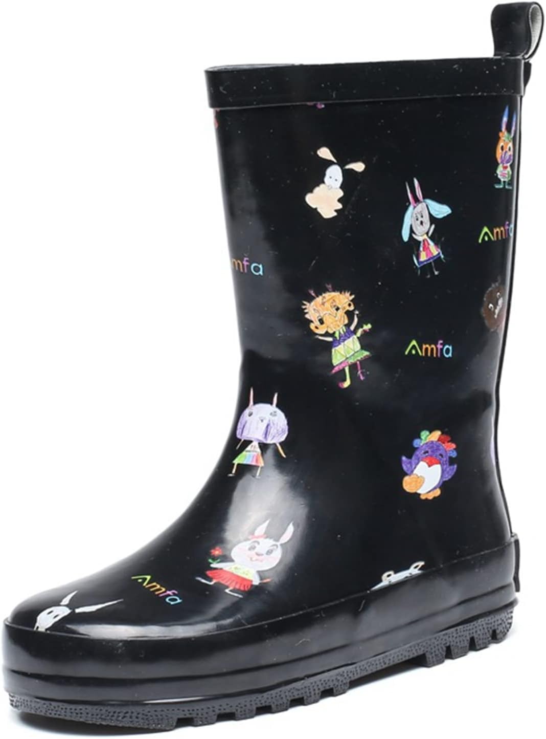 レインブーツ 子供用 女の子 防水 ガールズレインブーツ かわいい 総柄 プリント 長靴 レインシューズ 雨靴 ボーイズレインブーツ 通学 通園 梅雨対策