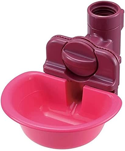 ペット用品 犬 食器 餌やり 水 給水器 リッチェル ウォーターディッシュ (ピンク S)