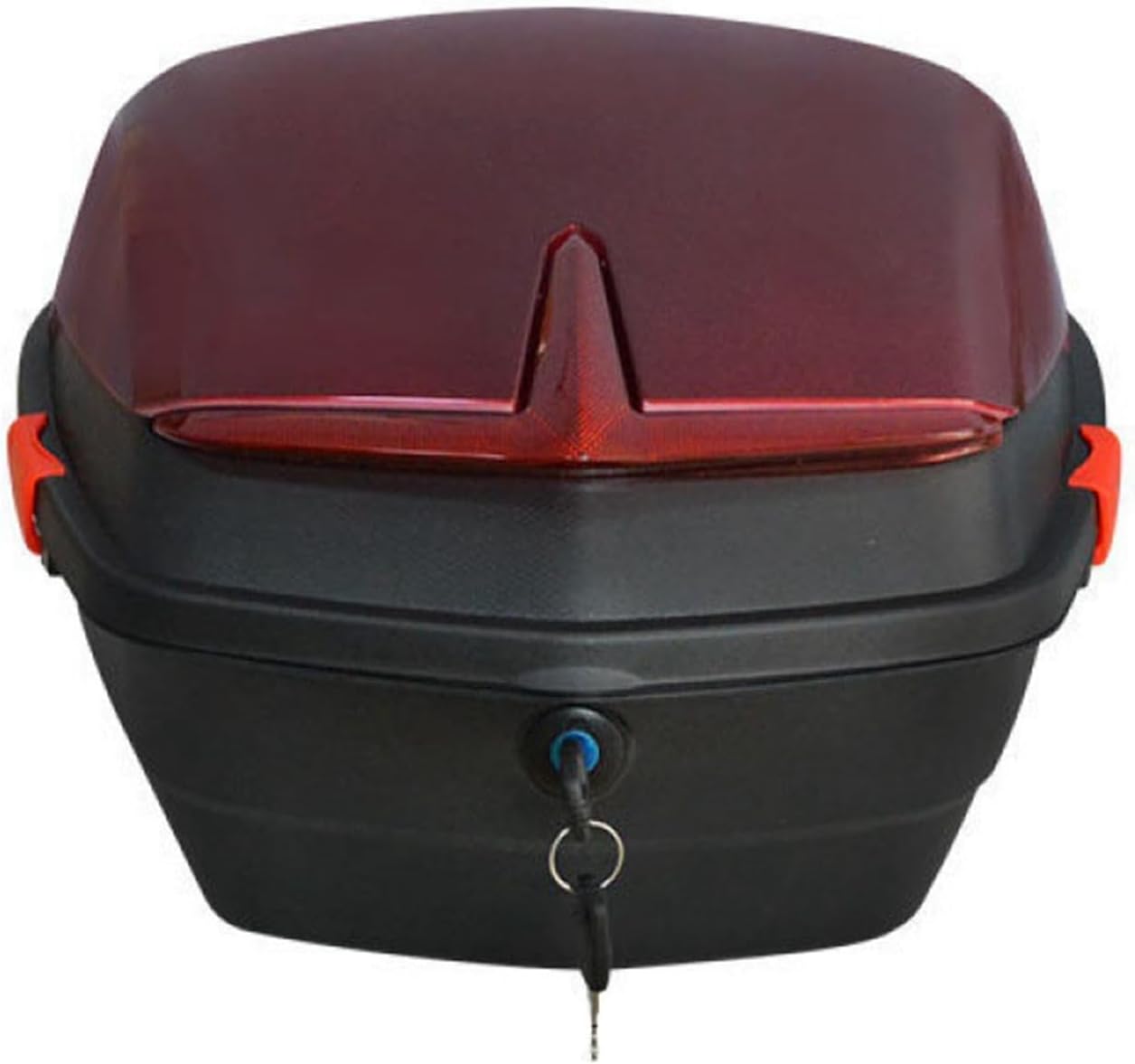 バイク用 リアボックス 38cm×37cm×28cm トップケース?バイクボックス?バイク用ボックス?収納?大容量?頑丈?耐衝撃 防水 着脱可能式?原付?スクーター?着脱簡単?フルフェイス収納可能?ヘ