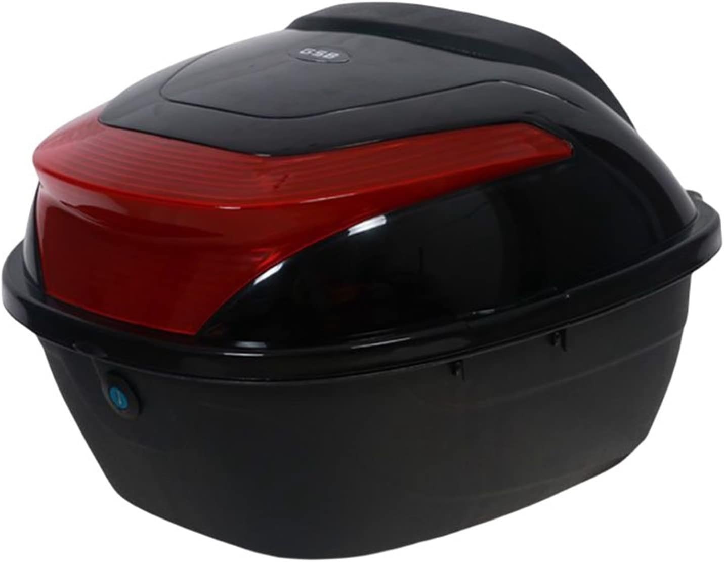 バイク用リアボックス 27L リアボックス バイクボックス バイク用ボックス バイクパーツセンター フルフェイス収納 ヘルメット入れ 大容量 ライト反射 防振 防水 原付 着脱可能式 （9932）ブラ