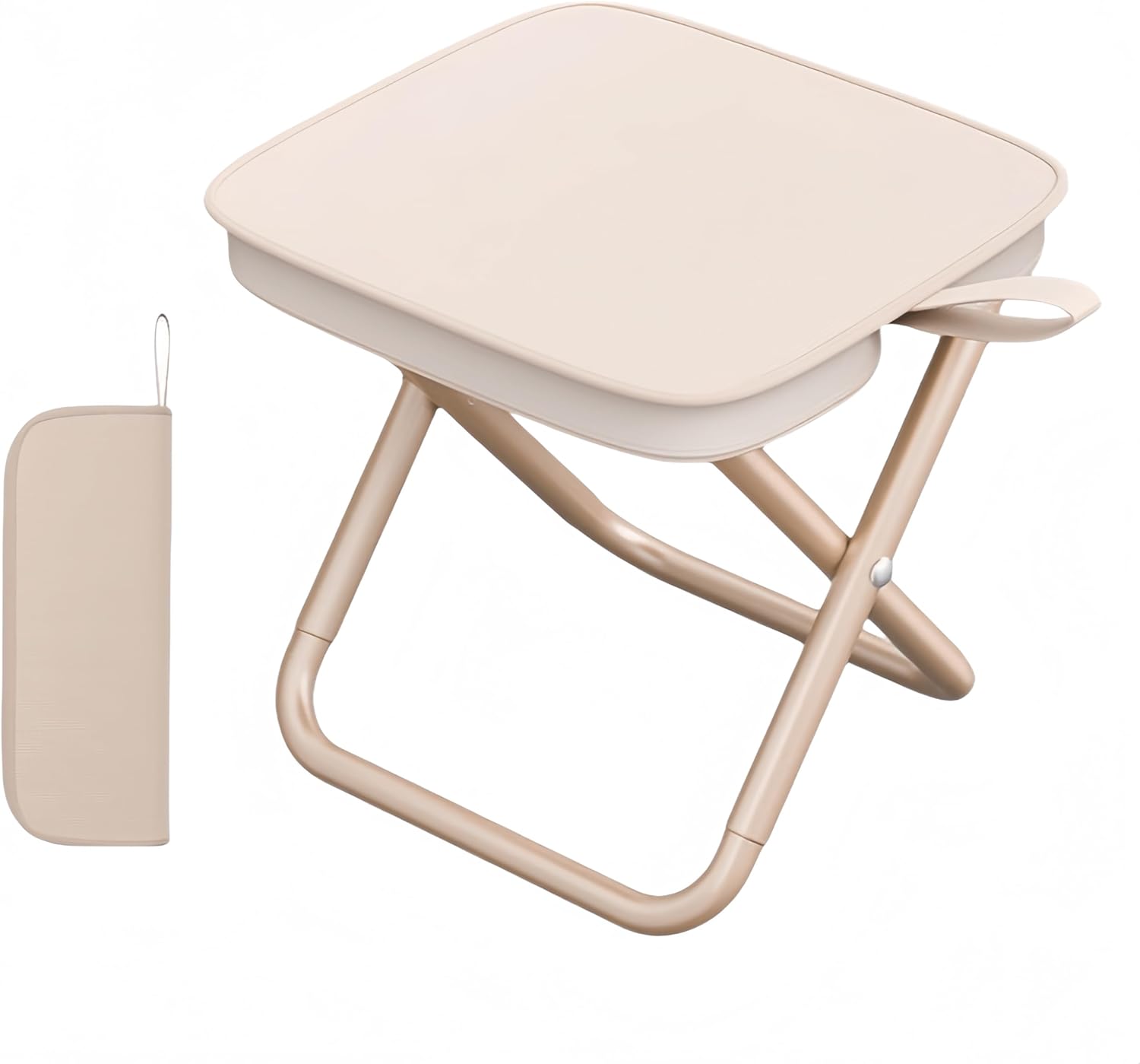 アウトドアチェア コンパクトチェア キャンピング 釣りをする バーベキュー 通勤/列に並んで待つ 折りたたみ椅子 軽量ポータブル 組み立て不要 オールインワン収納バッグ キャンプスツール 耐荷重100