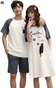 購入15%-30%OFF ペアルック ルームウェアペア パジャマ 男女 ペア 寝巻き ルームウェア 上下セット ワンピース カップルペア お揃い カップル ペア...