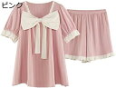 購入15%-30%OFF パジャマ レディース 綿 夏服 半袖 上下セット Tシャツ ショートパンツ ゆったり オシャレ 薄手 快適 柔らか 通気 肌に優しい ...