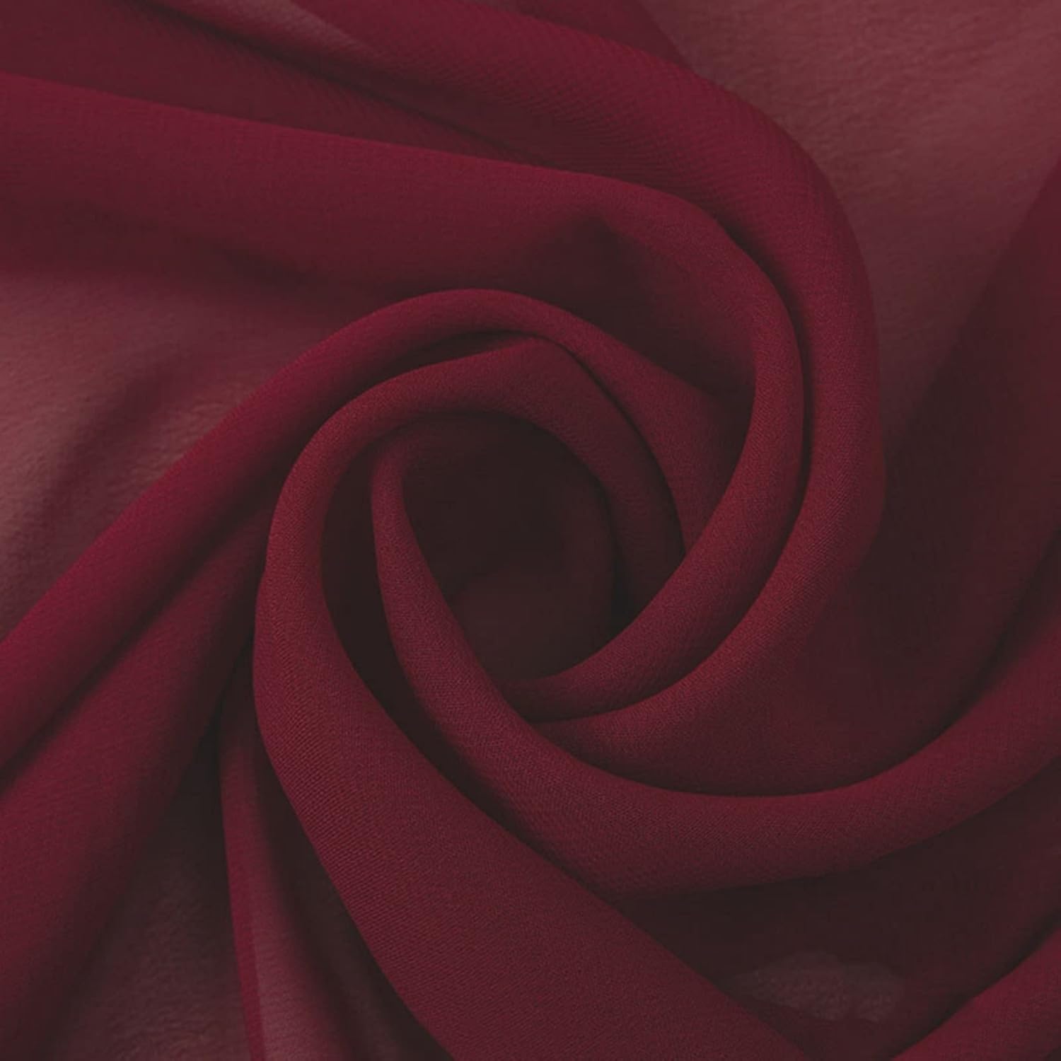 シフォン 生地 幅150cm 長さ2m 半透明 無地 柔らかい 通気 垂れ感 ハンドメイド DIY 手芸用 手作り 縫製用 服装 スカート 上着 シャツ