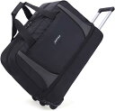 ボストンキャリー 2way キャスターバッグ 100L キャリーバッグ 折りたたみ 大容量 3輪 撥水加工 トロリーバッグ メンズ レディース 旅行 合宿 出張...