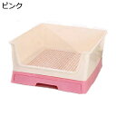 購入15%-30%OFF 犬トイレ 引き出し ワイド 飛び散り防止 滑り止め付き お掃除簡単 ふち漏れ防止 中型犬 小型犬 しつけ用 ペット用トイレ メッシュトレ 訓練しやすい 壁付きトイレ 屋内 屋外