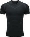 メンズコンプレッションシャツメンズショートスリーブベースレイヤーアスレチックアンダーシャツギアワークアウトTシャツ おしゃれなtシャツ メンズ