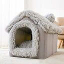 ペットベッド 猫ハウス 猫のベッド ペット用寝袋 ふわふわ おしゃれ 暖かい かわいい 柔らかい キャットハウス ネコ 猫屋 ハウス 犬猫用 室内用 保温防寒 寒さ対策 洗える 滑り止め ペット用品
