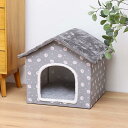 犬 ベッド 可愛い 猫 ベッド ふわふわ 犬 ハウス 小型犬向け 猫 ハウス 滑り止め ペットハウス 屋根付き ペットベッド 通気性 洗える クッション付き 保...