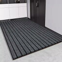 玄関マット 屋外 滑り止め 泥落としマット 業務用マット ドアマット カーペット 吸水 耐磨耗性 凸凹立体設計 マット シンプル オフィス 家庭用 業務用 洗える お手入れ簡単 大判サイズ グレー 4(3)
