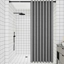 シャワーカーテン 重いお風呂カーテン カラー 布 厚手豪華ホテル仕様 120x150cm ユニットバス 浴室 脱衣所 洗面所 窓など仕切り用 目隠し用 飾りバス...
