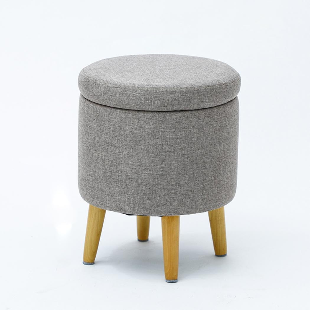 椅子 おしゃれ スツール 収納ボックス 収納スツール スツール 収納 ストレージチェア 頑丈 踏み台 衣類収納 小物収納 リビング・玄関・寝室適用 多色選べ (3)