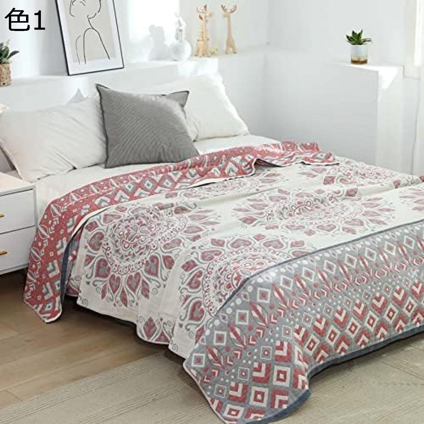 購入15％-30%OFF ガーゼケット ブランケット シングル 5重ガーゼ 綿100％ タオルケット 丸洗いOK やわらかな肌触り 保温 肌掛け 吸湿性 発散性に優れ 洗える 軽量 冷房対策 サラサラ お昼寝ケット ブランケット 母の日 夏用