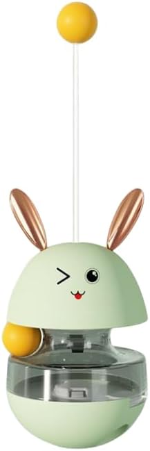 猫の餌やりおもちゃ ペットタンブラー 自動 回転ボール 固定ねこじゃらし 釣り竿 ボール ストレス解消 ..