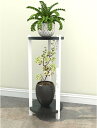 鉄アート フラワースタンド 02 プランタースタンド 観葉植物 多肉植物鉢台 花台 バルコニー 2段 盆栽スタンド 花台 室内 組み立ても簡単 鉢植え 屋外 花...