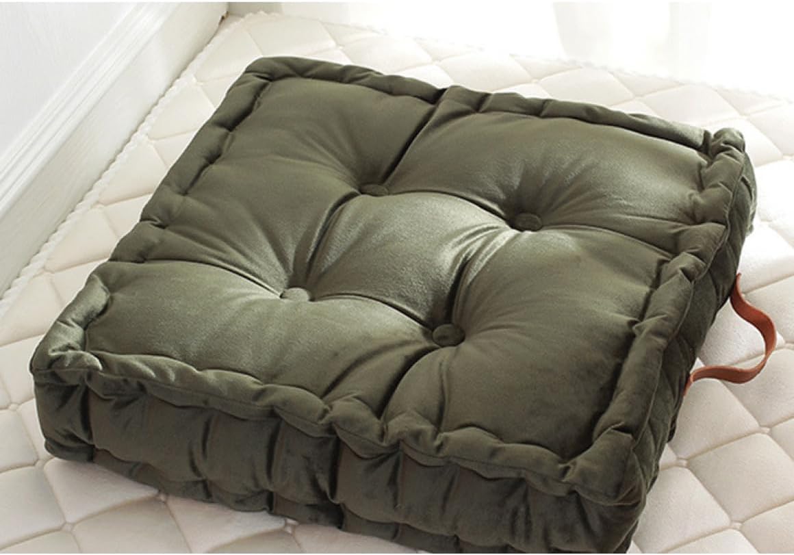 座布団 おしゃれ ざぶとん クッション 大きい 北欧 フロアクッション 厚め 座り心地いい ベッド クッション 読書 42*42cm オフィス用クッション 椅子用 かわいい シートクッション カラー4