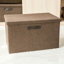 ふた付き収納ボックス ナチュラル 収納BOX 収納ケース 収納ボックス フタ付き 押入れ収納 小物収納 折りたたみ収納ボックス 衣類収納 衣替え 整理整頓 雑誌...
