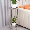 プランタースタンド フラワースタンド 01 北欧 園芸 ラック フラワーラック 花棚 76cm 植物棚 プラスチック 防サビ 鉢置きスタンド 組み立てが簡単 花...