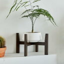プランタースタンド フラワースタンド 天然木 41*41*25 観葉植物 室内 鉢台 花瓶台 鉢置き フラワーポット ブナ 植木鉢 インテリア 円形 丸脚 十字...