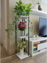 鉄アート フラワースタンド プランタースタンド 02 観葉植物 多肉植物鉢台 花台 バルコニー 2段 盆栽スタンド 花台 室内 組み立ても簡単 105*30cm 鉢植え 屋外 花台 おしゃれ 鉢置き台