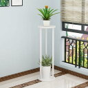 フラワースタンド 観葉植物 盆栽 植木鉢スタンド おしゃれ 置物 サイドテーブル 2段 13 屋外 室内 100*30cm スリム プランタースタンド 花台 屋...