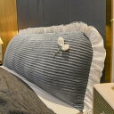 コーデュロイ ヘッドボードクッション 背もたれクッション ベッド ソファー 畳用 子供部屋 寮用 腰クッション 腰枕 120x50x20cm 北欧 おしゃれ 可...