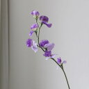 造花 エンドウの花 アートフラワー 人工花 枯れない花 フェイクフラワー インテリア 北欧 オーナメント アレンジ 装飾 置物 パーティー 部屋飾り ウェディン...