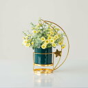 フェイクフラワー 造花セット デイジー ひまわり 紫陽花 シルクフラワー 花瓶付き 卓上 置物 インテリア 枯れない 水やり不要 DIY 店舗飾り 喫茶店 オフ...