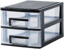 収納ボックス プラスチック 透明 2層 オーガナイザー 机上用品 寝室 卓上 文房具 化粧品 事務用品 文書 化粧台 マルチシーン使用 小物収納 小物ケース ア...