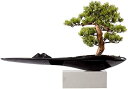 偽物の植物/人工樹木 人工盆栽の木のシミュレーション松の木の偽の緑の植物盆栽さまようようこそ屋内ポーチホテルフロントデスクの装飾に適した 人工観葉植物