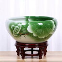 植木鉢穴なし 陶器植木鉢 園芸鉢 植木鉢 フラワーポット 金魚鉢 展示用 睡蓮ポット 観葉植物植木鉢 室内用プランター タイプ9 多肉植物用植木鉢 運びやすい ...