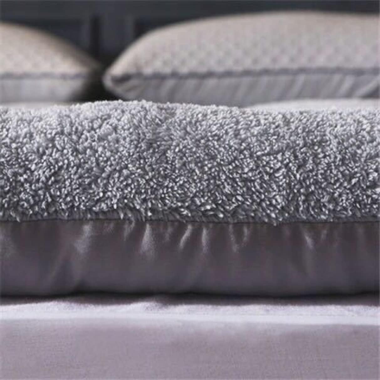 敷きパッド ベッドパッド 100*200 シープボア オールシーズン シングル ベッドシーツ パッドシーツ兼用 柔らかい 肌触りよい 吸湿発熱 抗菌 防臭 防ダニ加工 吸汗 丸洗いOK ベッドマット