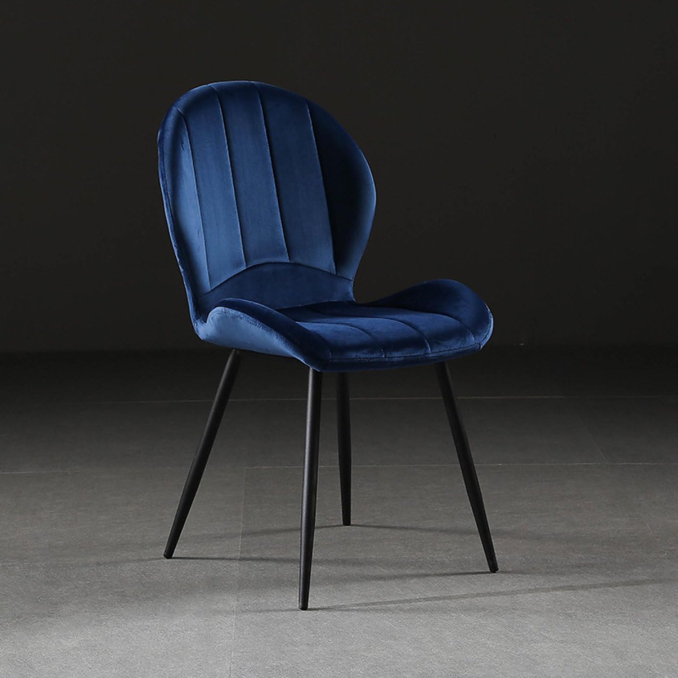 ダイニングチェア ダイニングチェアー ブルー 58*50*89 食堂イス ダイニングイス モダン シンプル スタイリッシュ チェアー チェア イス 椅子 合皮 PUレザー