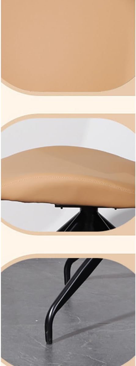 ダイニングチェア 合皮 キャメル ヴィンテージ おしゃれ 回転椅子 チェア 1脚 北欧 モダン カフェ風 ダイニング リビング 42*45*88 レトロ ヴィンテージ ラウンドチェア 椅子 イス いす