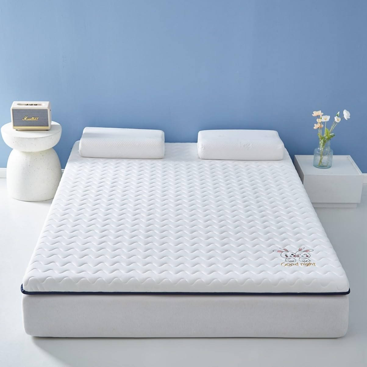 ごろ寝パッド 可愛い 敷き布団 ピーチスキン キングサイズ 敷布団 おしゃれ 柔ら中綿入り カラー1 厚手 ボリューム 良いクッション性 高反発 1.5*1.9m インテリア ジュニア用 敷きパッド