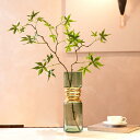 花瓶 大きい フラワー グリーン ベース ガラス インテリア 花びん ガラスベース 枝物 切花 造花 ホーム装飾 雰囲気転換 一人暮らし ガラス花瓶 大きめ 花器 水栽培 生け花 かびん 35*12C