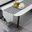 テーブルランナー 33*200cm 食卓 布 クロス 抽象的 おしゃれ 汚れ防止 テーブル 北欧 テーブル センター タッセル テーブルランナー センタークロス...