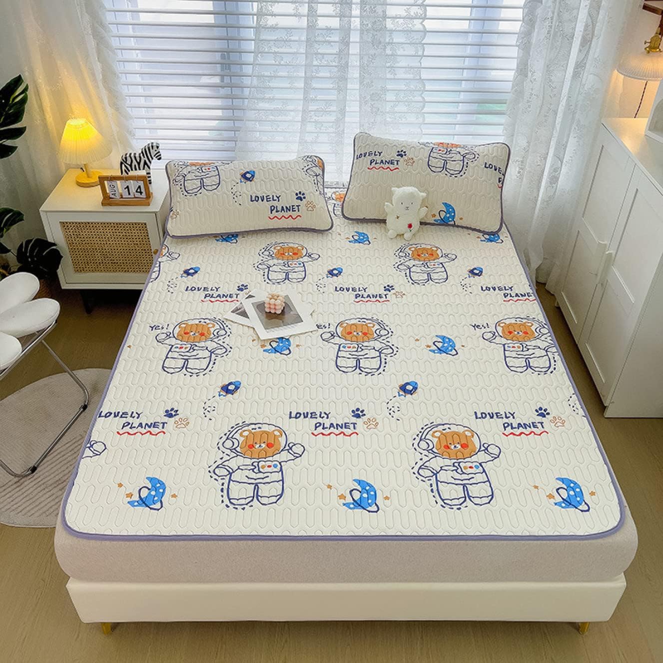 ベッドパッド 敷きパッド 洗える ベージュ 夏用 防ダニ 抗菌防臭加工 コットン 敷パッド 寝汗吸収 吸湿 抗菌防臭防ダニ 自宅の洗濯機で洗える ベッドパッド 200*220 セミダブル 敷きパッド