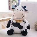 ぬいぐるみ 特大 牛 45cm 乳牛 かわいい クリスマス カラー 大きい 動物 ぬいぐるみ 抱き枕 キャラクターお人形 お誕生日プレゼント インテリア 縫い包み 置物 店飾り 卒業お祝い 一人暮らし