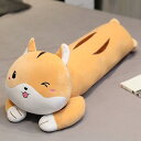 猫 ぬいぐるみ 動物 抱きまくら ねこ 可愛い もこもこ 130cm 添い寝 抱き枕 猫おもちゃ 柔らかい 多機能 横向き寝 縫いぐるみ ハムスター イエロー 長いクッション 腰当て インテリア 癒し(3)