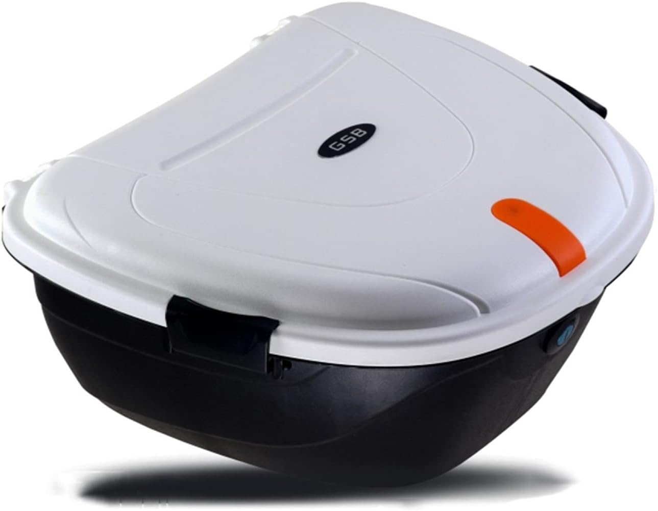 バイクリアボック 23L 大容量 トップケース ライト反射 着脱可能式 防塵 防振 通学 通勤 モトボワット 9924ホワイト