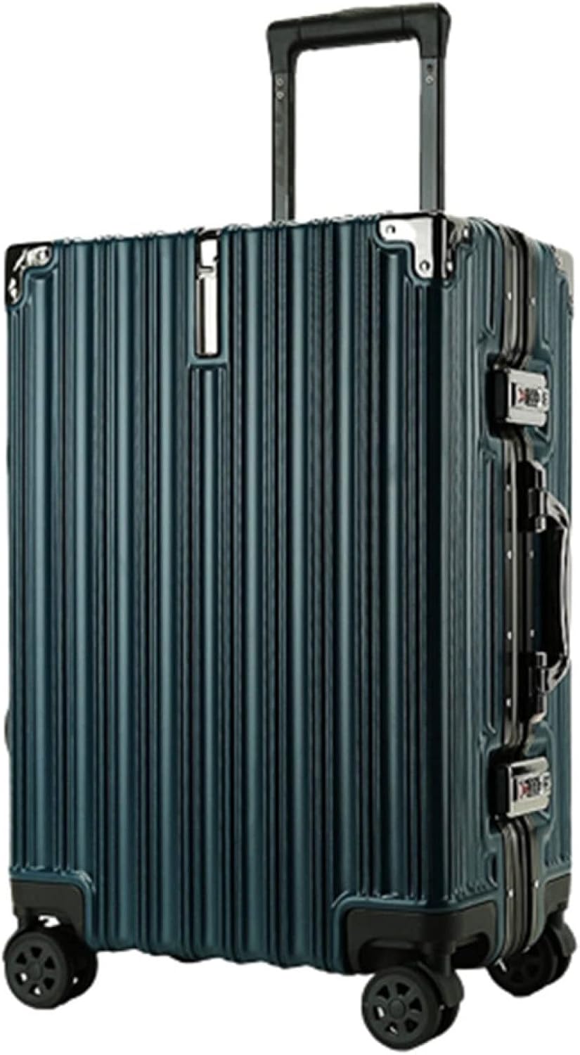 スーツケース キャリーケース 60L キャリーバッグ TSAロック搭載 アルミフレーム 超軽量 大型 耐衝撃 静音 ダブルキャスター 360度回転 旅行 ビジネス 出張 Sサイズ 1-3泊 グリーン