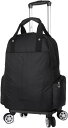 リュックキャリー 3way キャスターバッグ 25L キャリーバッグ 小型 2~3泊対応 4輪 撥水加工 トロリーバッグ メンズ レディース 旅行 合宿 出張 旅行バッグ スーツケース(4)