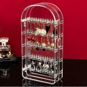 ピアススタンド アクセサリー掛け 31*10*20cm レディース イヤリング ジュエリー収納 ブレスレット 見せる収納 人気 大容量 省スペース 収納ボックス 小物トレイ 展示 プレゼント イヤリン(4)