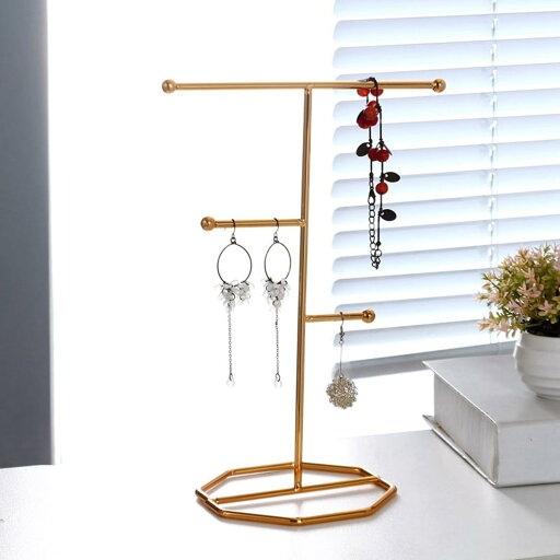 ジュエリースタンド ジュエリー展示 12*12*26cm 金属 アクセサリー収納ラック 見せる収納 省スペース ブレスレット ネックレス ピアス イヤリング ジュエリー収納 シンプル おしゃれ お誕生 ジュエリースタンド ジュエリー展示 12*12*26cm 金属 アクセサリー収納ラック 見せる収納 省スペース ブレスレット ネックレス ピアス イヤリング ジュエリー収納 シンプル おしゃれ お誕生