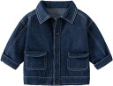 デニムシャツ キッズ ボーイズ ボタンシャツ 男の子 秋春 長袖 ワイシャツ Yシャツ ジュニア 子供服 ボーイズ 無地 フォーマル 入園式 通学 普段着 通園...